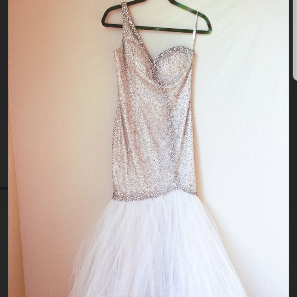 Sherri Hill Dress size 4 Mermaid One Shoulder